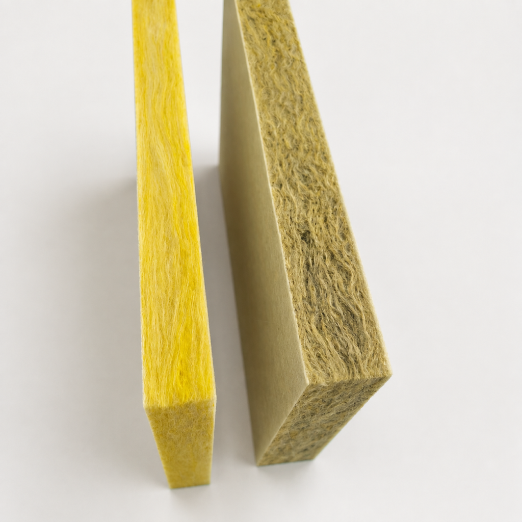 High-density fiberglass acoustic panel core material